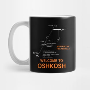 Fisk arrival. Welcome to Oshkosh Mug